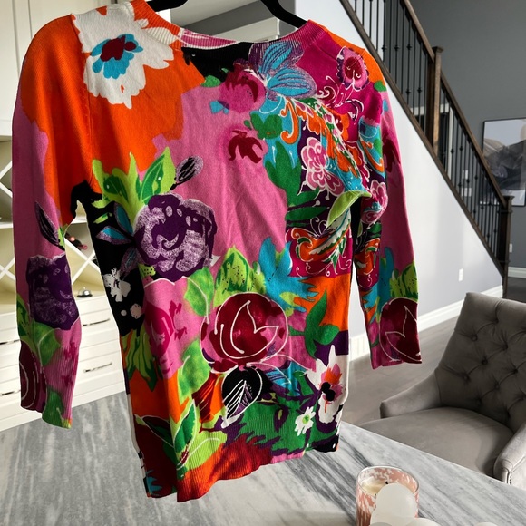 Red dressing rich sweater for the spring summer extra small - Picture 4 of 16